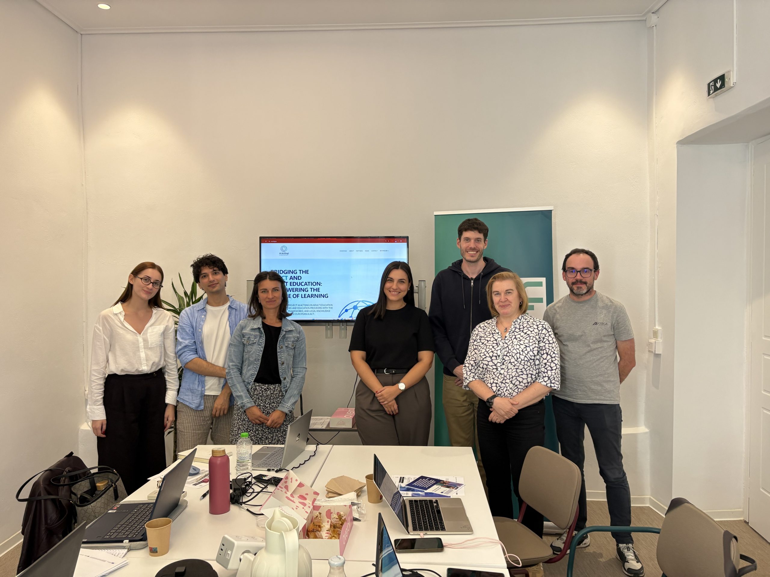 Segunda TPM do proxecto AI-Acting in Adult Education en Atenas
